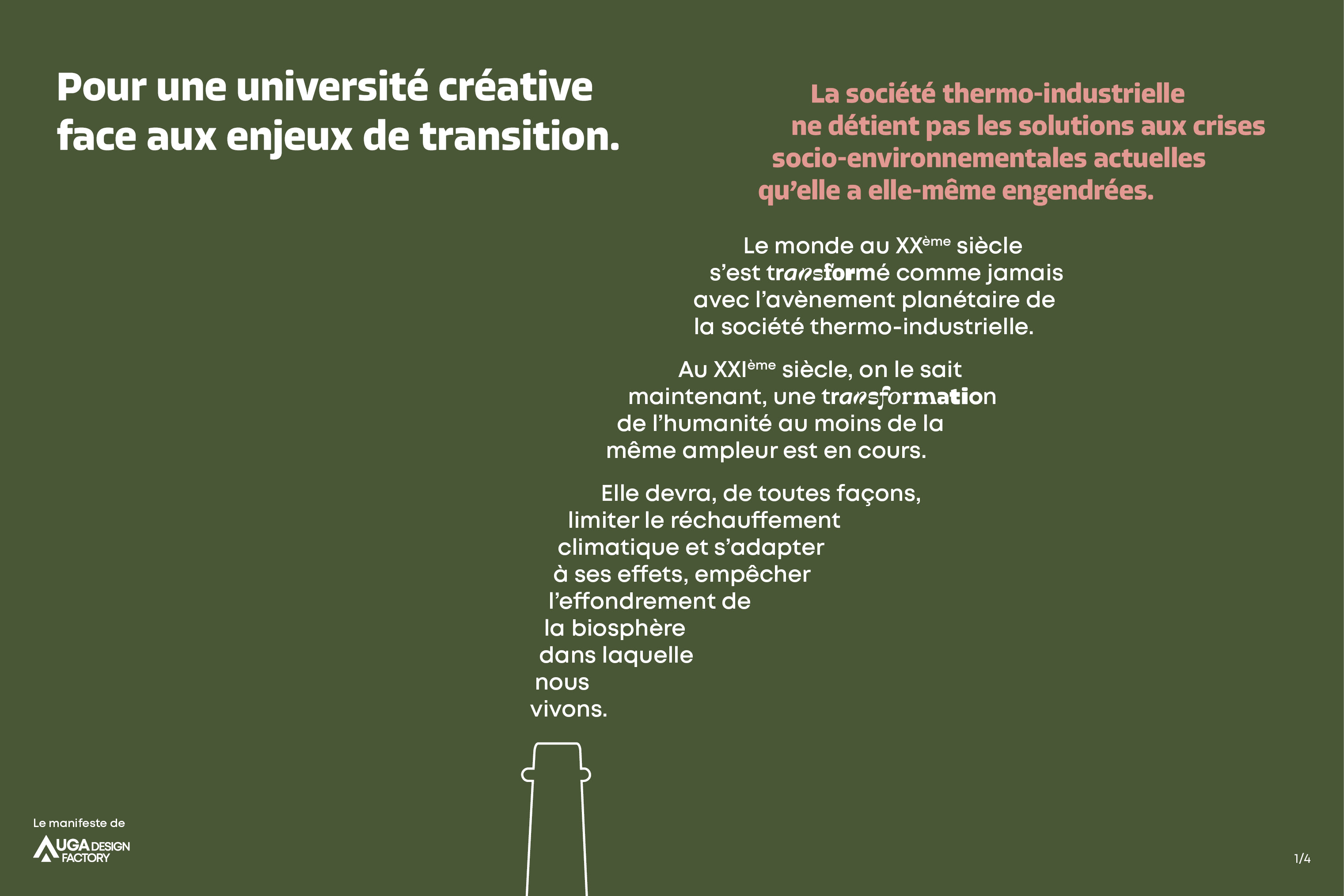 Manifeste de UGA Design Factory